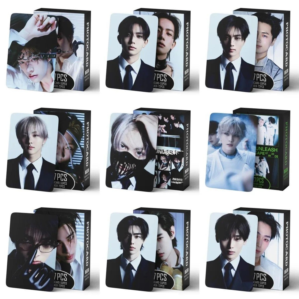 

127 PCS Kpop EN Photocard DESIRE: UNLEASH New Korean Album Star Lomo Cards Photo Printing Fan Card Set Postcard Collection