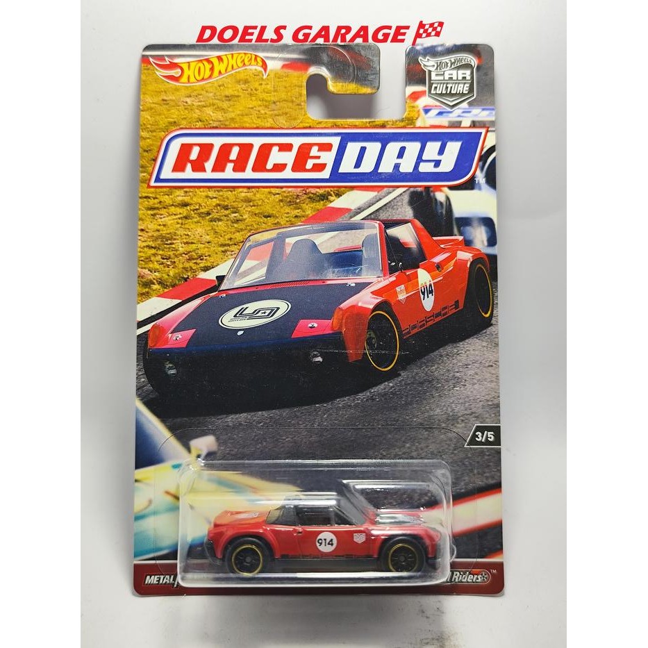 SP99..!!! Hot Wheels Hotwheels Race Day Porsche 914-6 Merah Car Culture