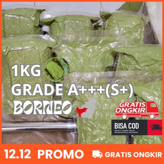 

Premium keratonn Kalbar Green Asli Hulu Keratuhm Powder A+++(S+) 1kg