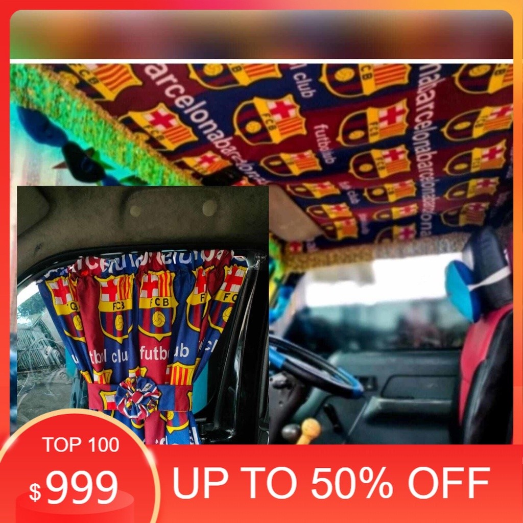 KAIN PLAFON ATAP KABIN MOBIL SATU SET TIRAI PINTU TRUK HINO FUSO SEJENISNYA