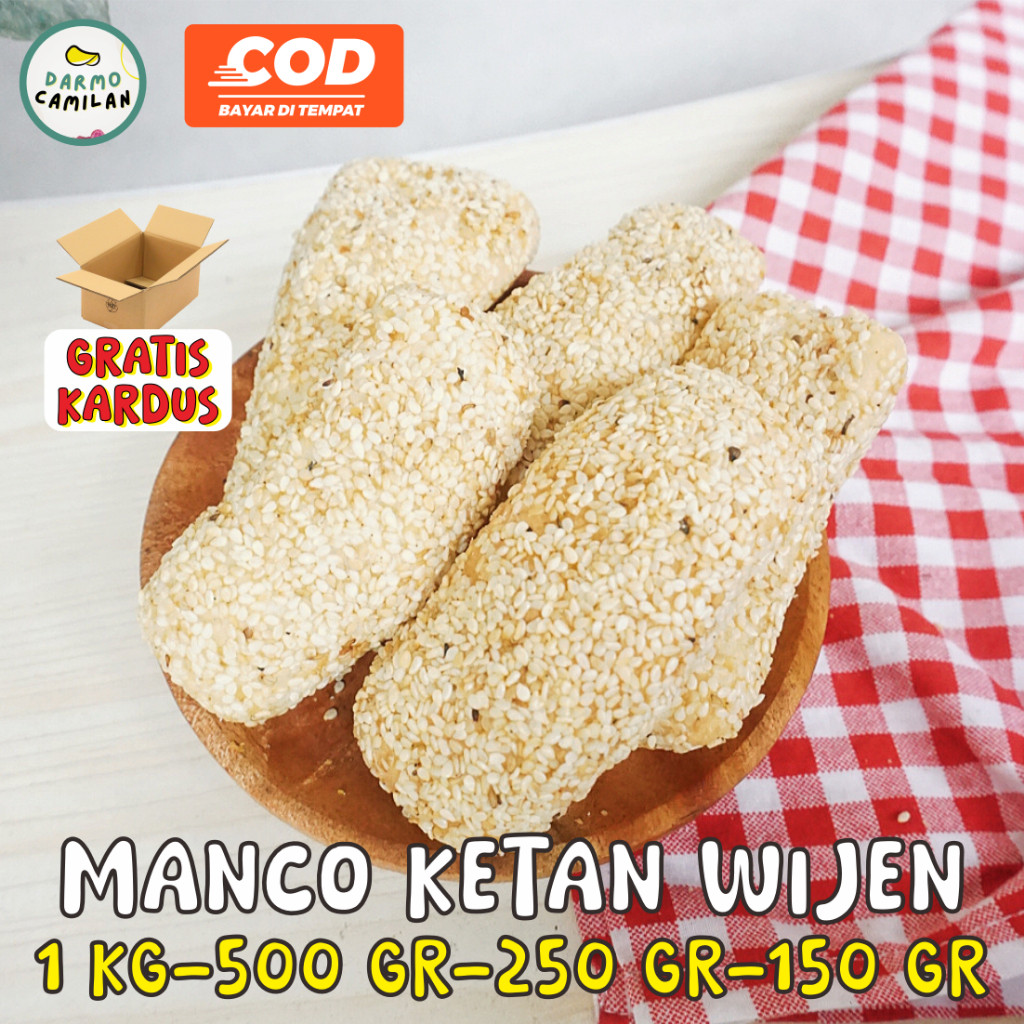 

azmud.shop Manco Ketan Wijen 1kg 500gr 250gr - DARMO CAMILAN