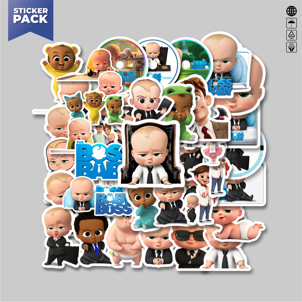 

[100PCS]Stiker Pack Stiker Dreamworks Series The Boss Baby Character Mix Aesthetic Vinyl Anti Air Dekorasi Sticker Laptop Buku Journal Koper Helm Casing HP Gitar Helm Skateboard