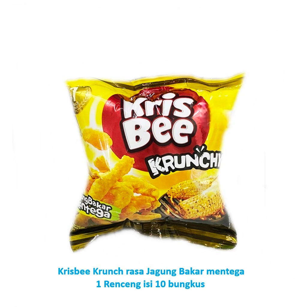

Krisbee krunch rasa jagung bakar eceran 1500 | renceng isi 10 bks