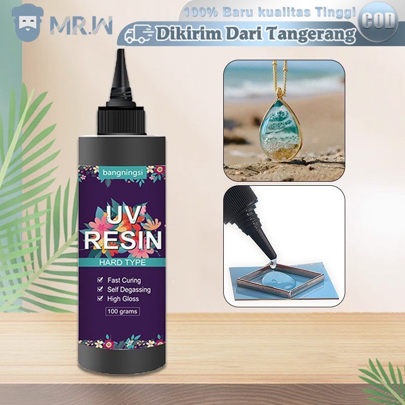 

100 GRAM Resin UV Bening Resin Ultraviolet Untuk Expert Handcrafter Handcraft ETC