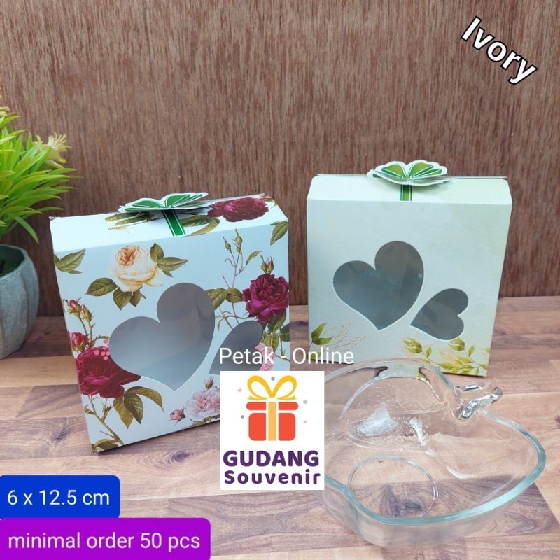 

50 Pcs, Box Kemasan 6 x 12.5 cm/ Box Ivory Kemasan Mangkok, dll harga Murah