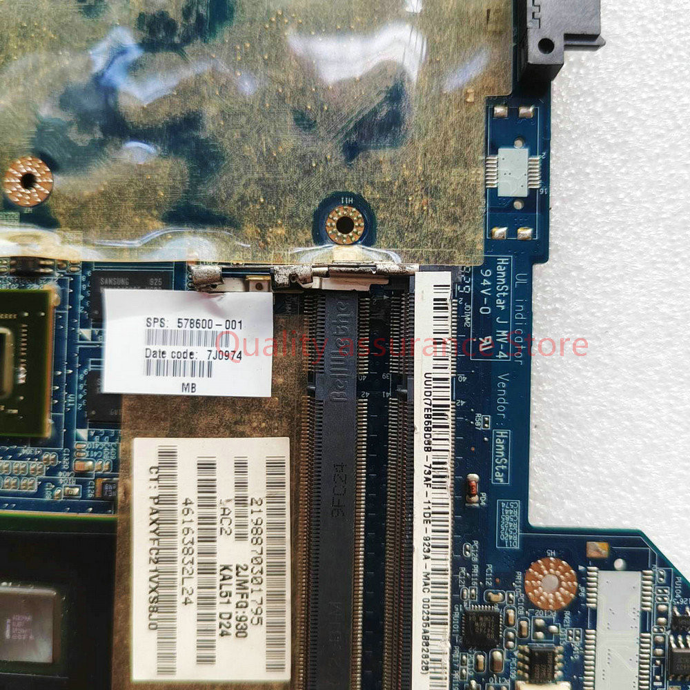 590316-001 577512-001 578600-001 Laptop Motherboard JAL50 LA-4103P Mainboard For HP Compaq CQ40 CQ40