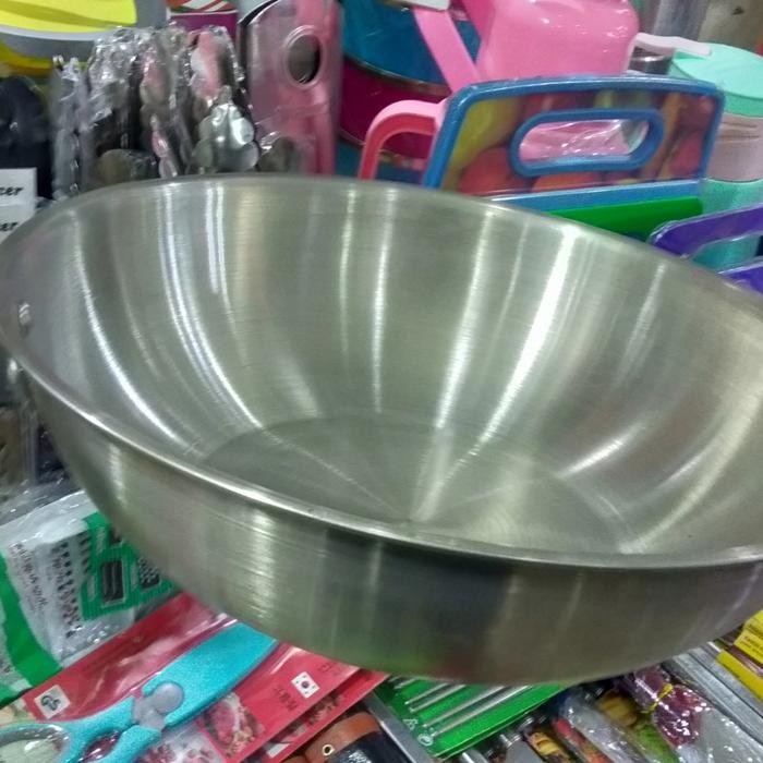 wok pan 30 cm stainless steel 304