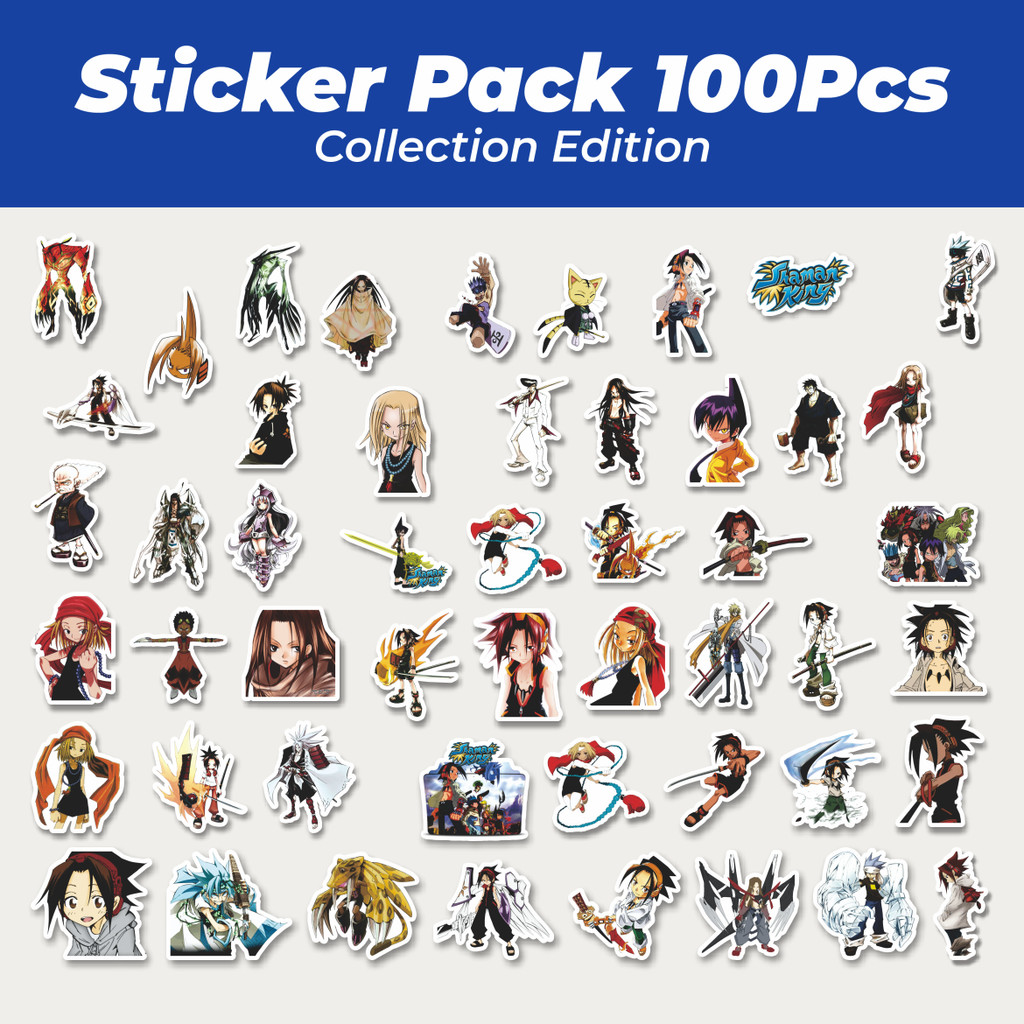 

Hot Stiker Anime Series Shaman King Character Mix 1 Lucu Anti Air Stikers Berperekat Waterproof Sticker Decal Buat Motor Helm Buku Journal Koper Casing HP Laptop Botol Minum