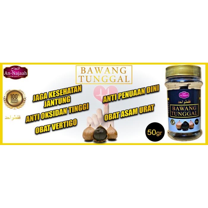 

Promo Bawang Tunggal Hitam Fermentasi An najaah