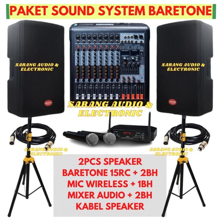Paket Sound system outdoor indoor lengkap siap pakai
