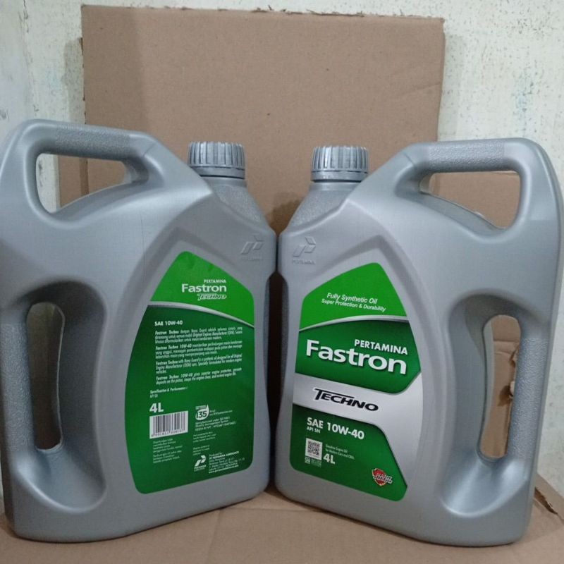 LUNDONGSHOP Oli Fastron SAE 10W-40 4Liter Tecno  pelumas oli Fastron 4L oli mesin Fastron 4Liter