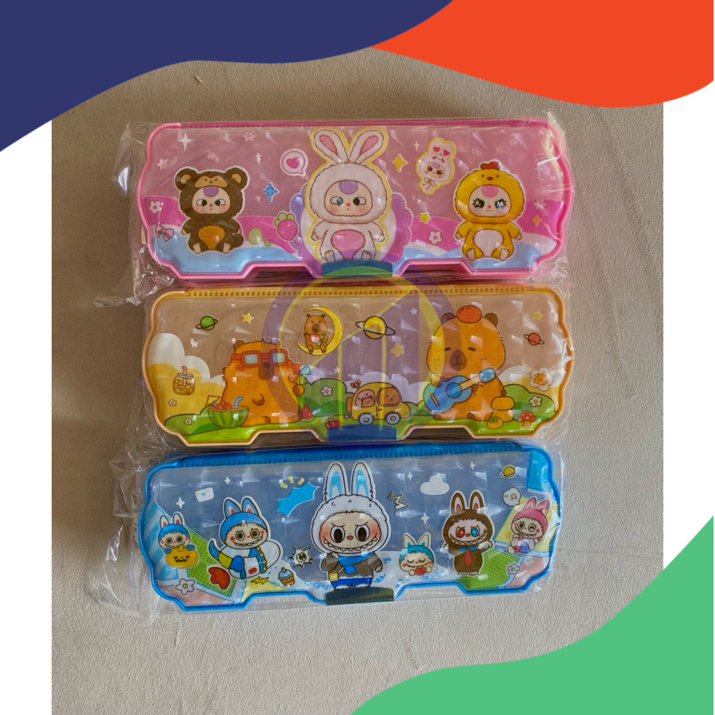 

(PCS) KOTAK PENSIL MAGNET HOLOGRAM TRANSPARAN JH-2201-2 (MIN. ORDER 4 PCS)