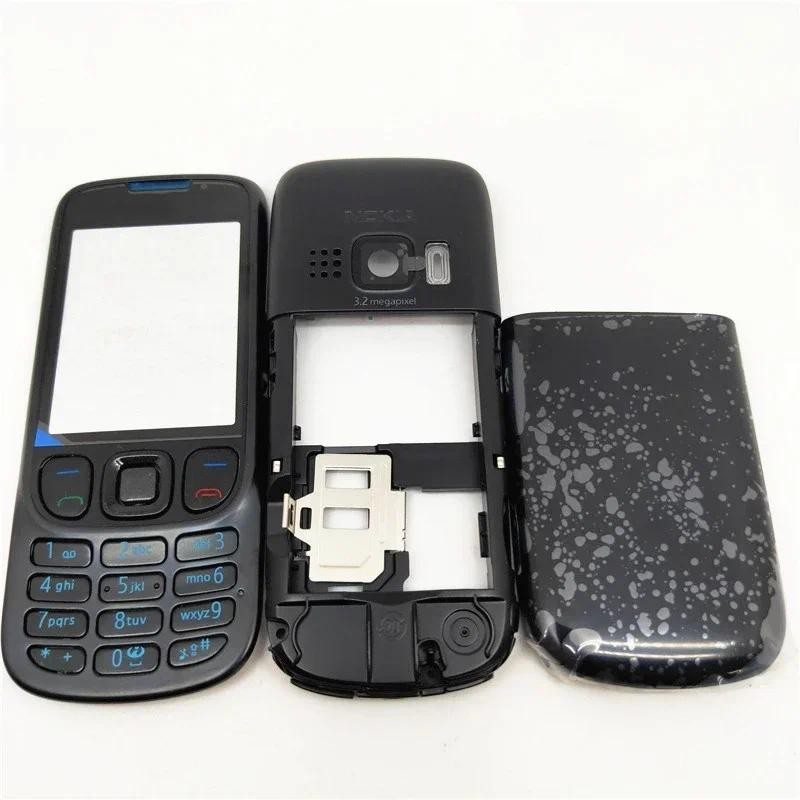 Full phone housing Cover Case English keypad for Nokia 6303c 6303 6303i