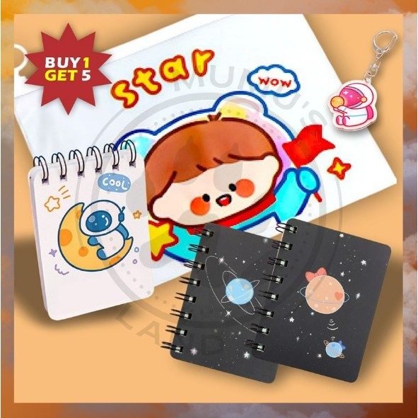 

MUMUSLAND - PAKET ASTRONOT SPACE 4in1 SEKOLAH ANAK LUCU ( MURAH / VERSI EKONOMIS ) SET C