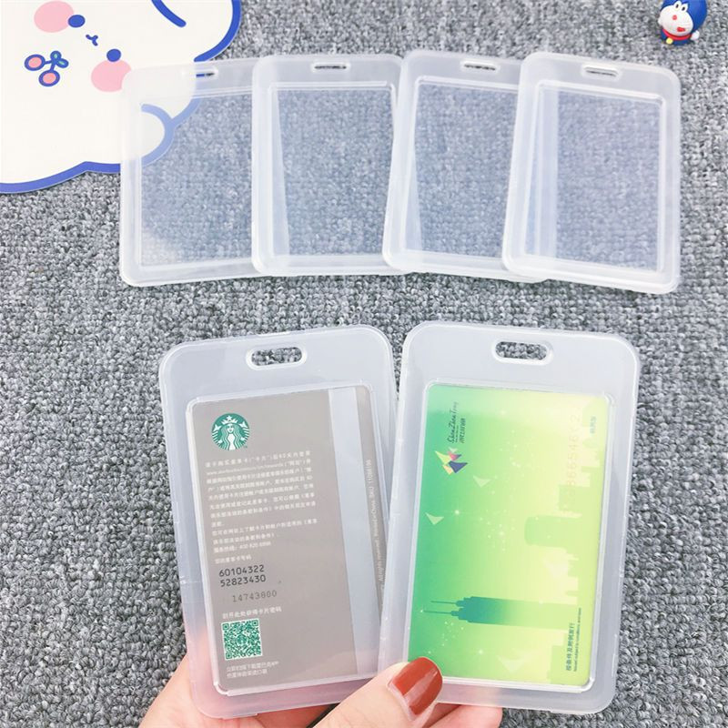 

CARD HOLDER TRANSPARAN / FRAME ID CARD CLEAR / TEMPAT ID CARD POLOS TRANSPARAN BISA UNTUK 2 KARTU