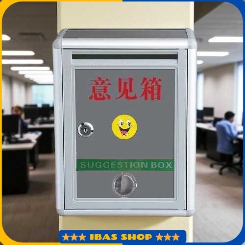 Kotak Saran Dinding Minimalis Suggestion Box Aluminium Alloy - BO302