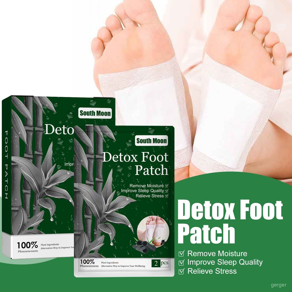 South Moon 【Detox Kaki Koyo Detox 2pcs】 Telapak Kaki  Koyo Kaki Detox Foot Pads Herbal Penyerap Racu