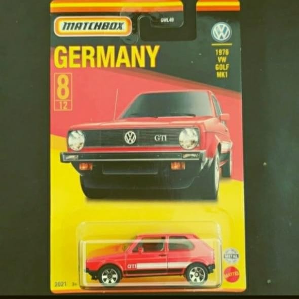 matchbox 1976 vw golf mk1