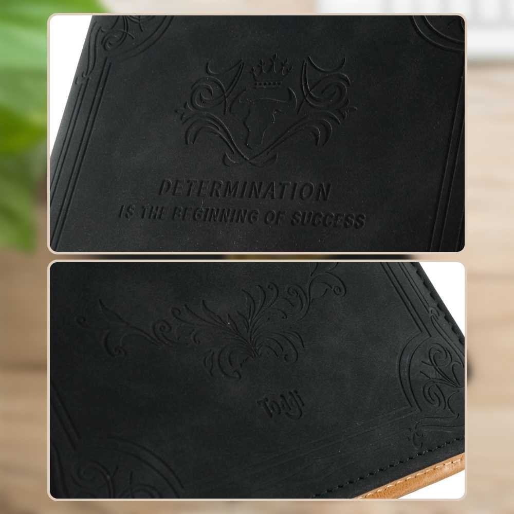 

SAKHSHP Toddi Buku Jurnal Leather Diary A5 68GSM 200 Halaman Grid with Lock - TD100