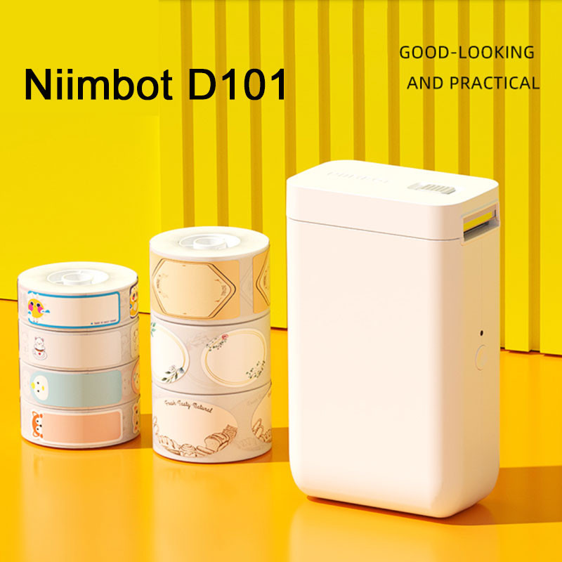 

Niimbot D101 label maker Mini Thermal Label Sticker Printer Inkless Portable Pocket Label Maker for Mobile Phone Machine