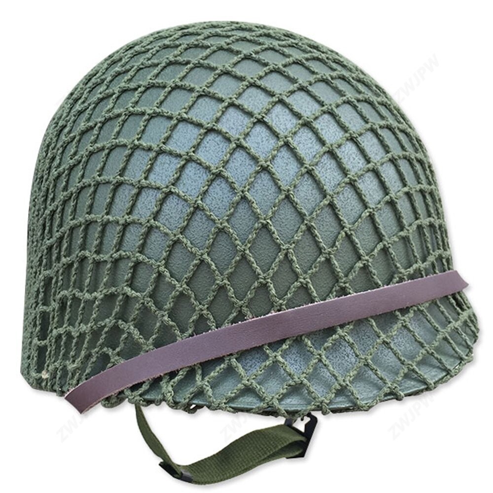WW2 US ARMY M1 HELMET NET COVER MK2 HELMET NET COVER GREEN