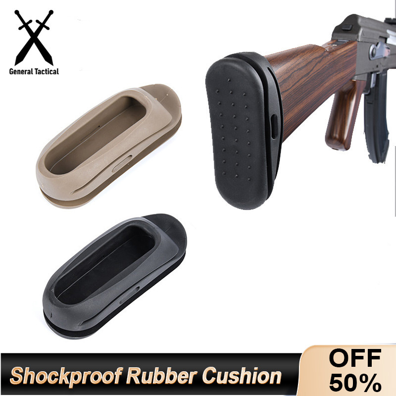 WADSN Stock Pad AK47 74U SVD Shockproof Rubber Paintball Hunting Rifle Parts Buttstock Airsoft Acces