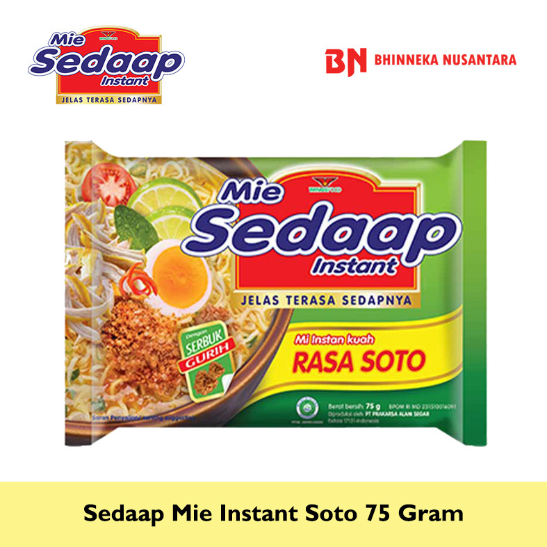 

Sedaap Mie Kuah Soto 75 Gram