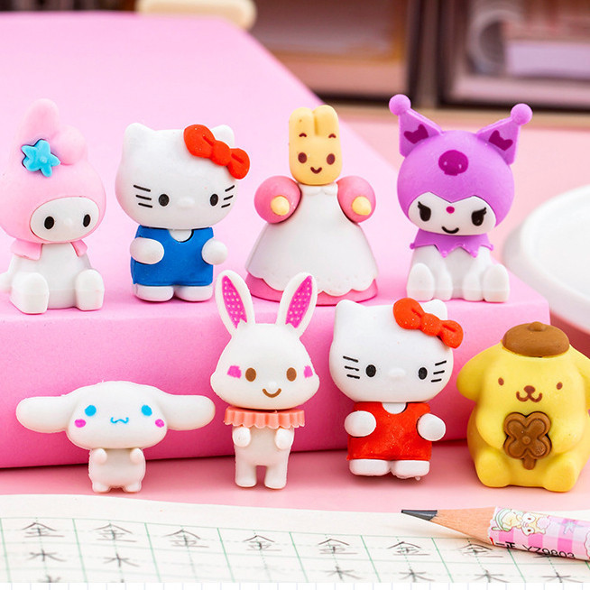 

PENGHAPUS MOTIF KAWAII/ PENGHAPUS BOX 1 SET/ RUBBER ERASER BOX MIKA SET