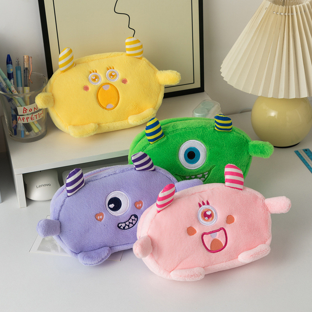 

Little monster plush pencil case pencil case