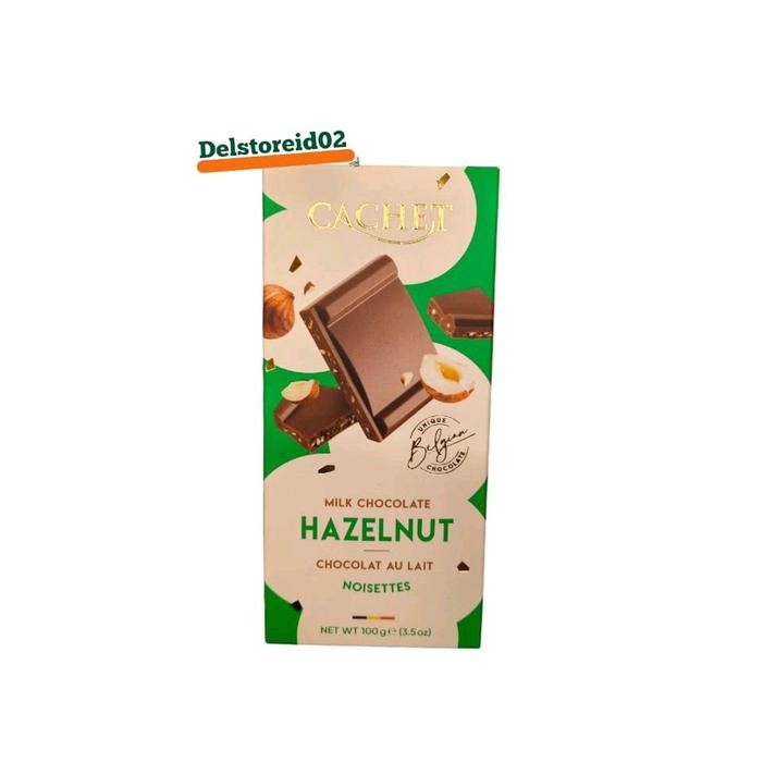 

Cachet milk chocolate hazelnut 100gr