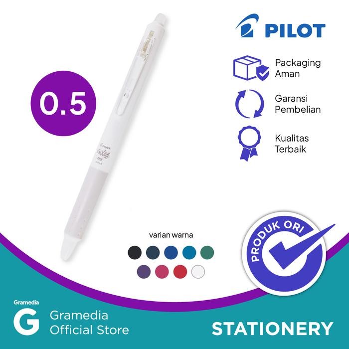 

Pilot Ballpen Frixion Clicker Blbt Fr 05 White