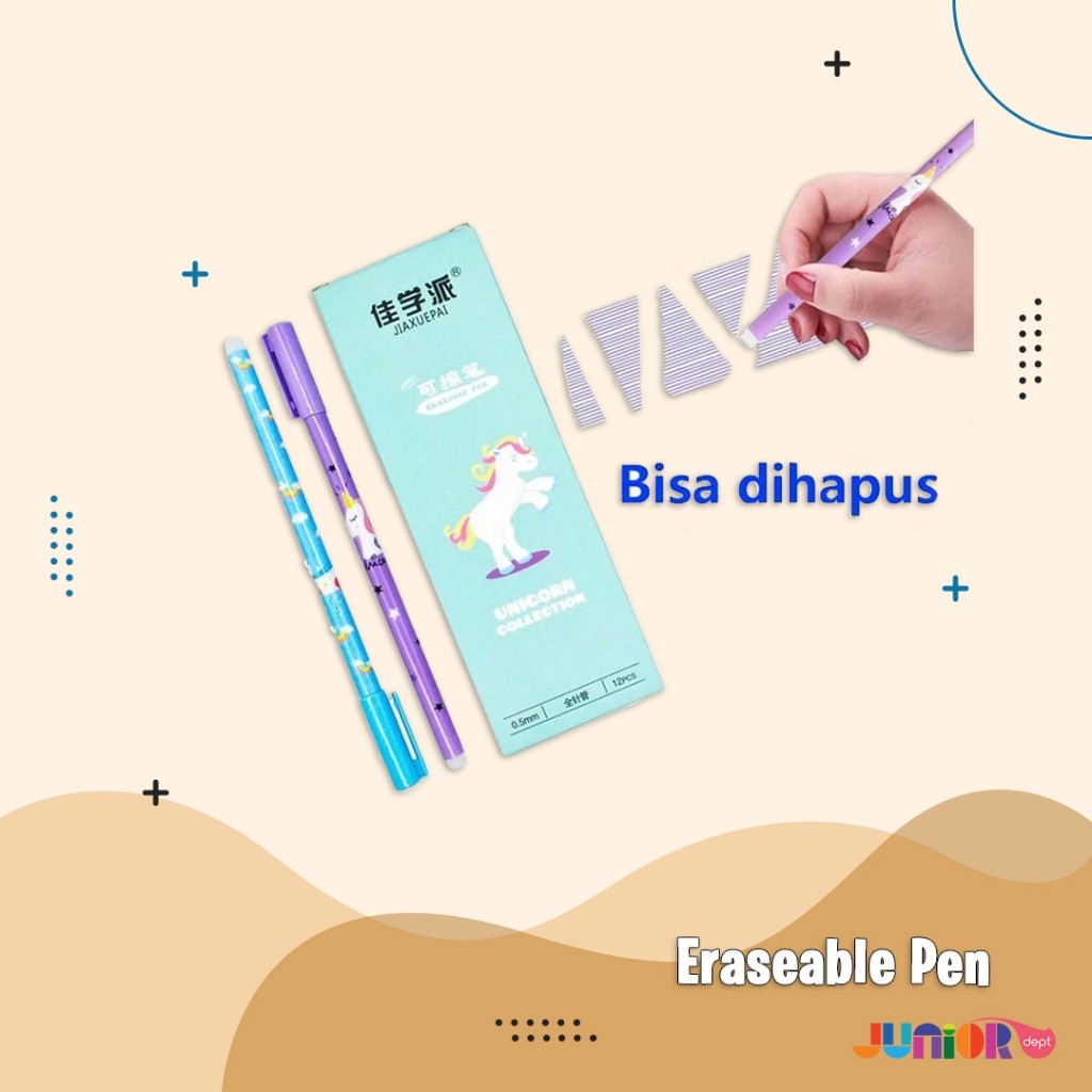 

Eraseable Pen/Latihan Menulis Dengan Bolpen Anak Sd/Pen Bisa Dihapus