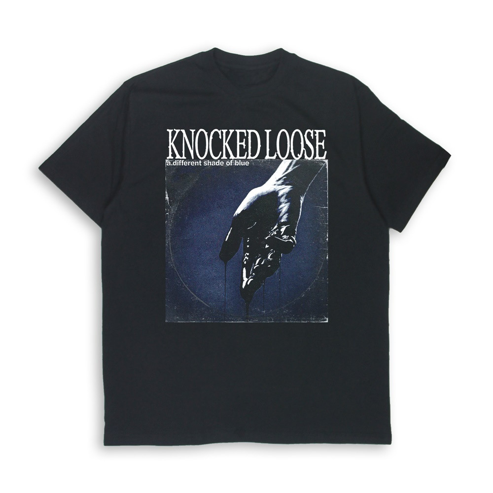 Kaos band hardcore KNOCKED LOOSE "a differnt shades of blue" T-shirt baju merchandise