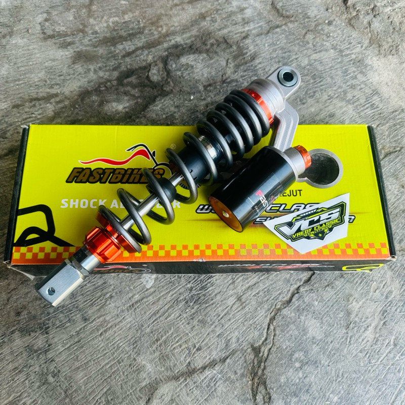 shock VARIO BEAT shok tabung copy KTC FASTBIKES 330mm all beat all vario GREY
