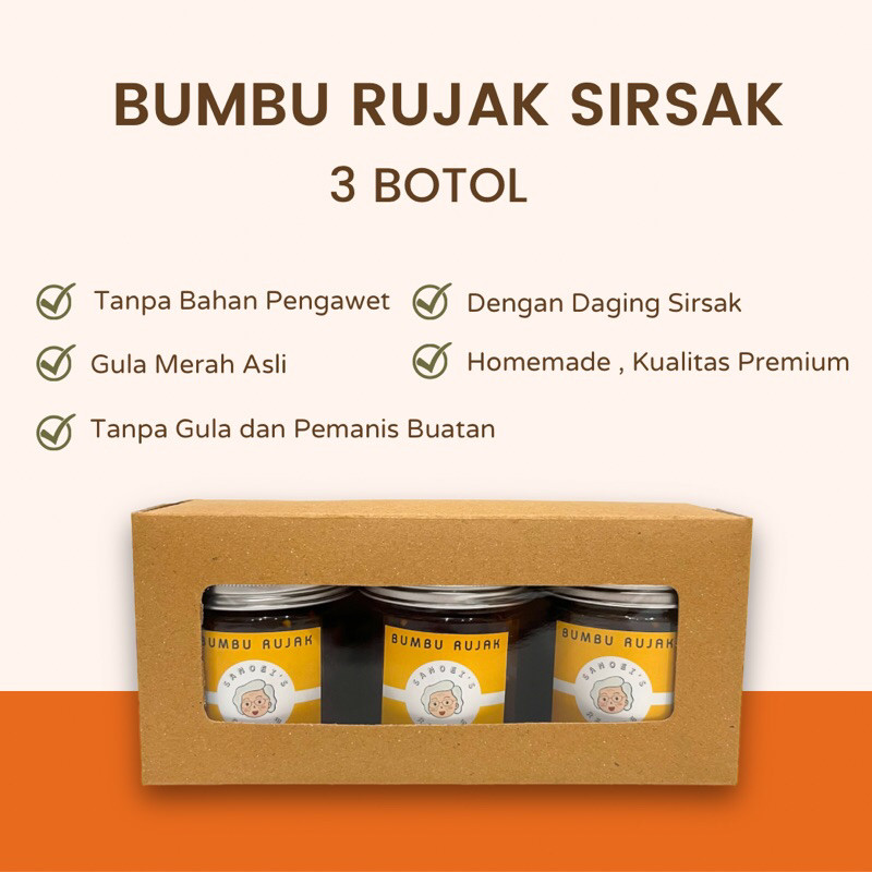 

Bumbu Rujak Sirsak (3 Botol)
