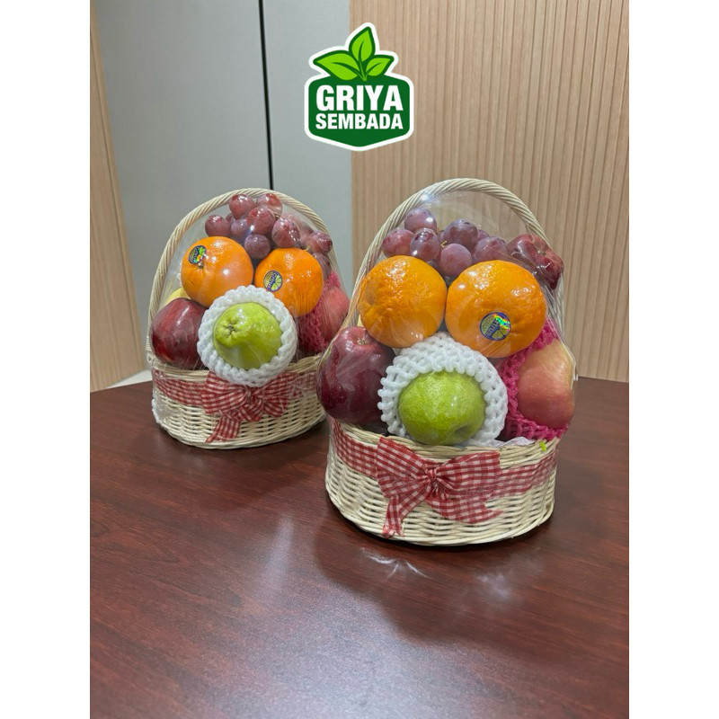 

INSTANT Parcel Buah / Hampers Buah Pita Merah Fresh Griya Sembada