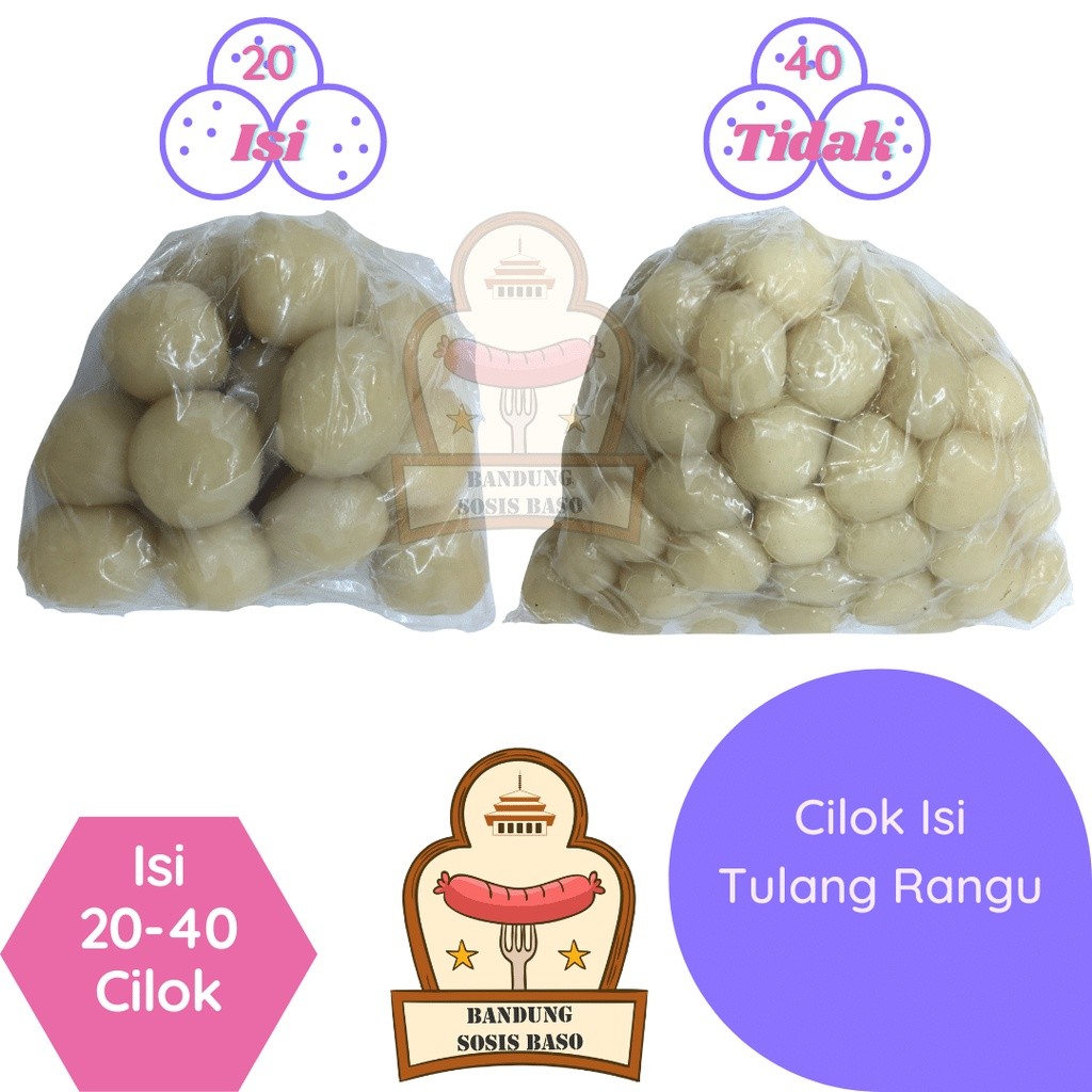 

Cilok Aci Tulang Rangu Khas Bandung - Kenyal, Gurih, Kriuk Tulang Rangu