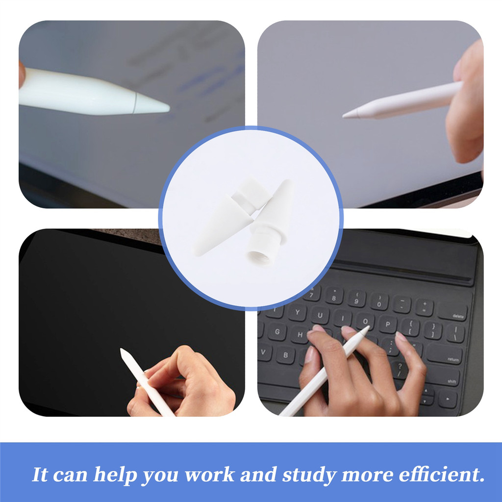 

SCLS 8 Pack Replacement Tip for Pencil Nibs for Pencil 1St & 2Nd Generation (White)