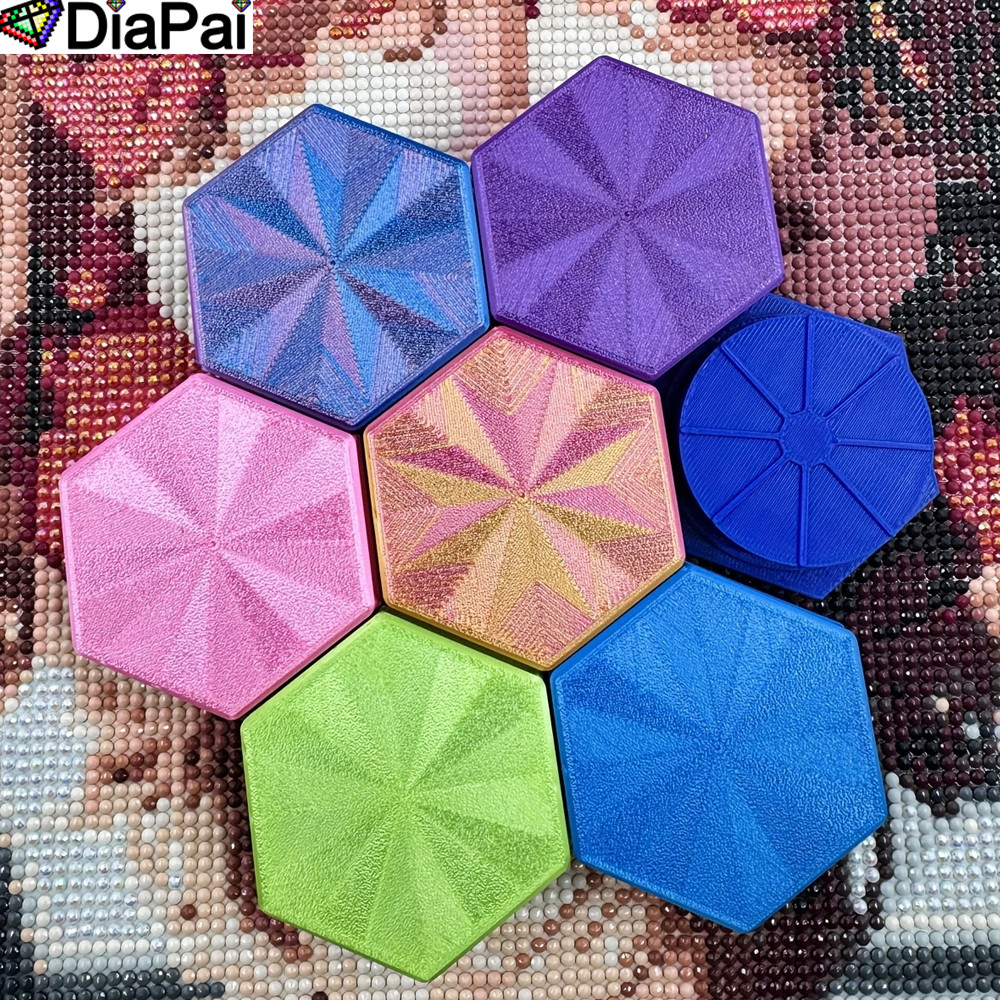 

DIAPAI 3D Diamond Painting Tools Bead Diamond Divider Resin Rhinestone DIY Embroidery Stone Storage Accessories