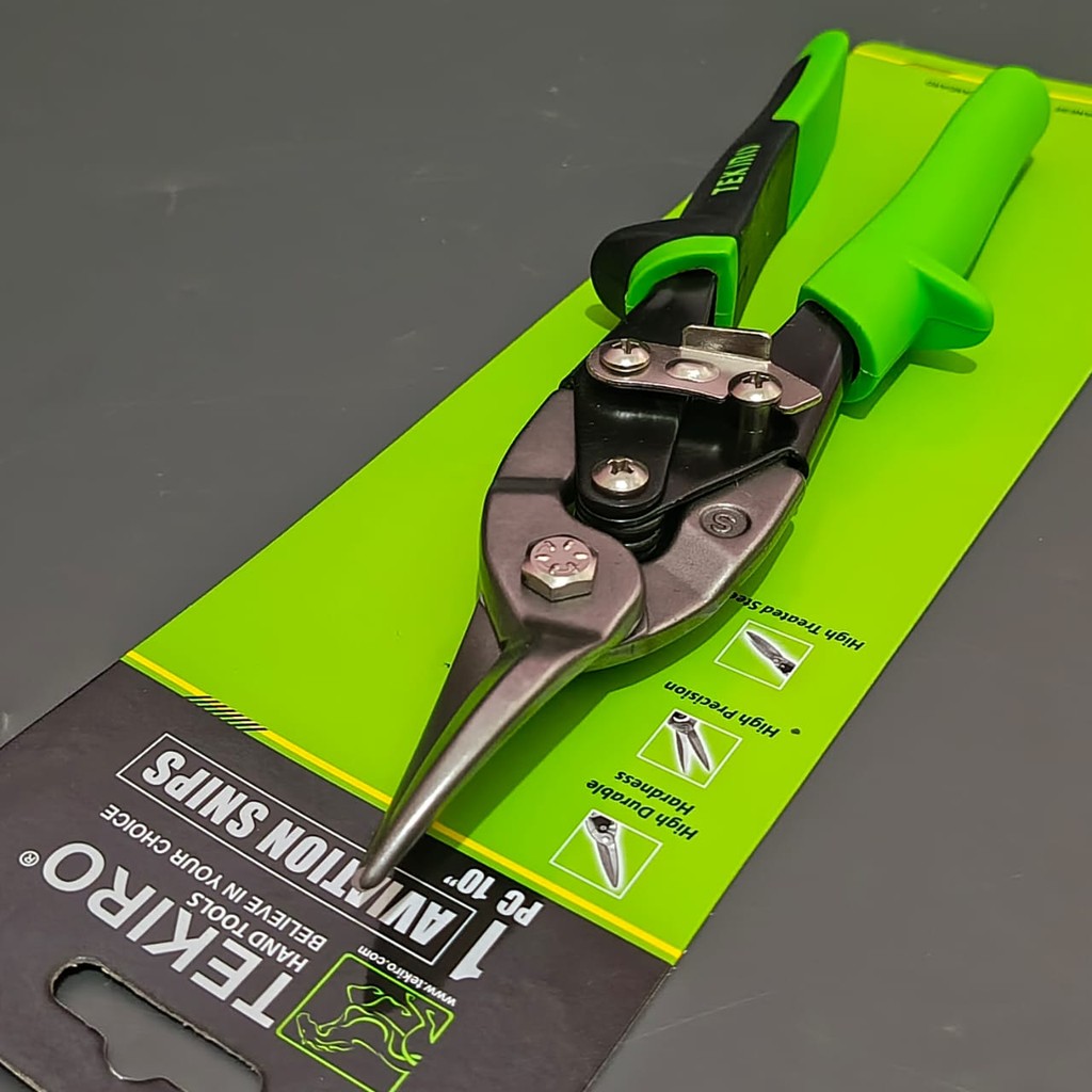 

Tekiro Gunting Hollow Baja Ringan Gunting Seng 10 Inch Aviation Snips