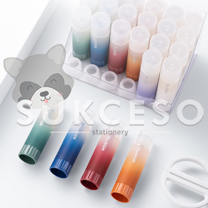 

DELI Glue Stick 21gr NS147 - Lem Batang SATUAN Transparant