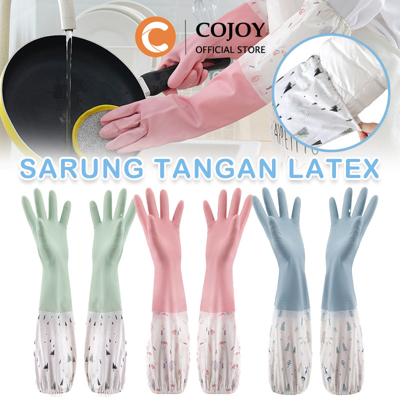 Sarung Tangan Cuci Piring Anti Air/Sarung Tangan Cuci Piring Baju/Rubber Gloves