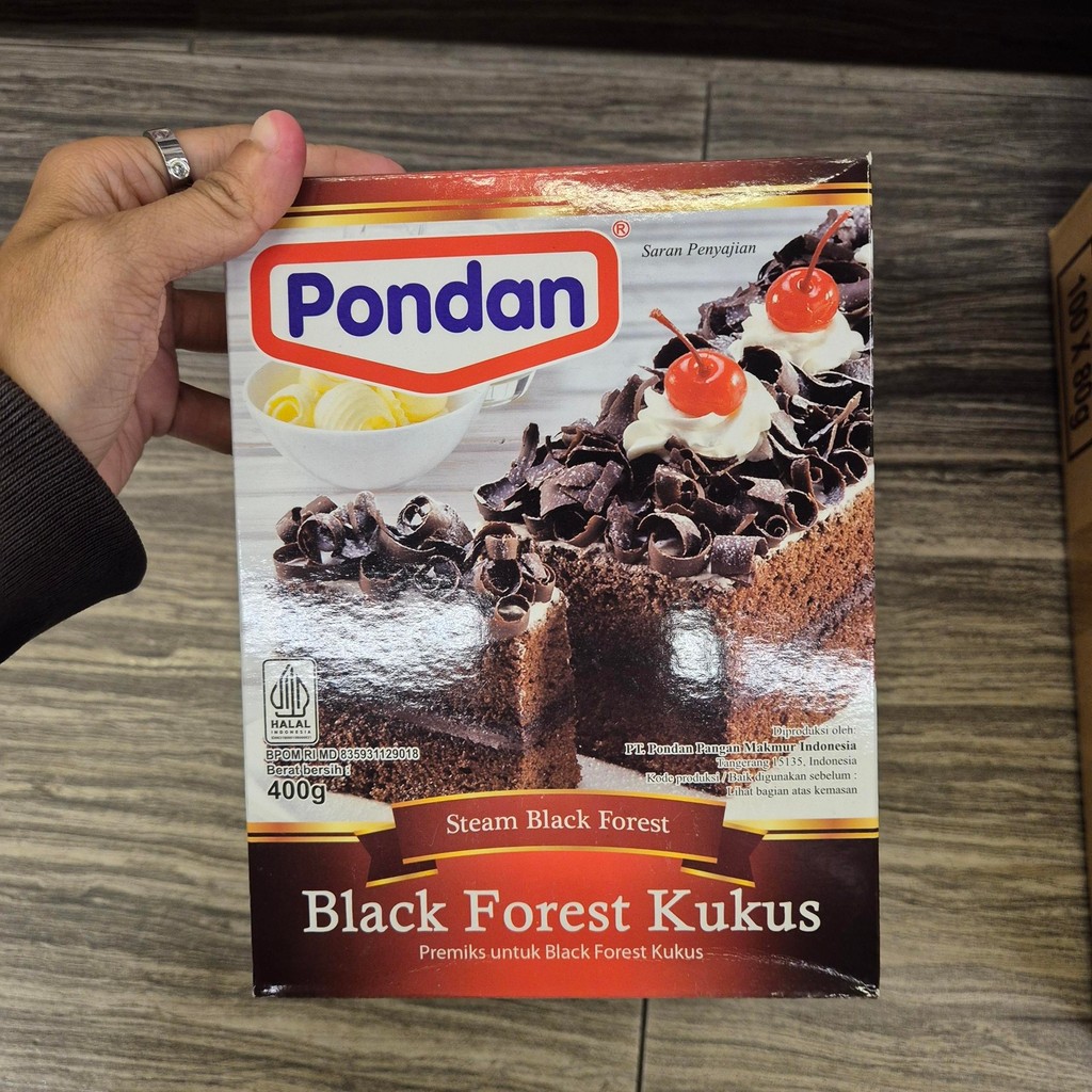 

Pondan Steam Blackforest Black Forest kukus premiks kue 400gr