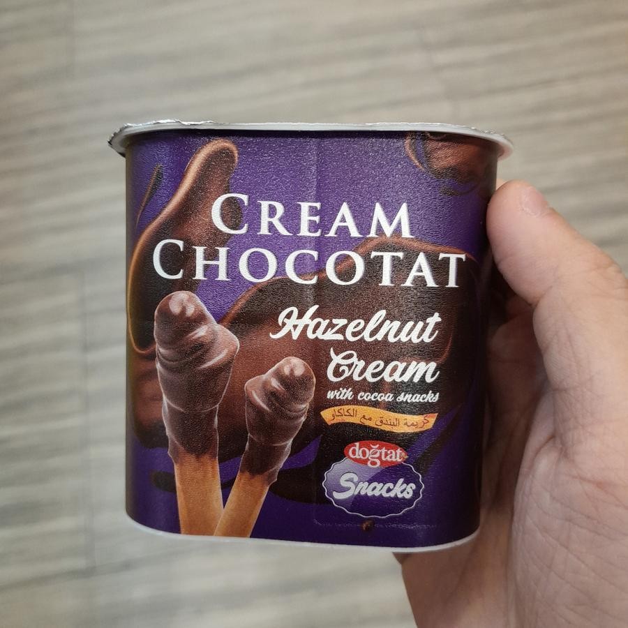 

Cream Chocotat Biskuit Stick Rasa STRAWBERRY / PISTACHIO / PEANUT BUTTER / Hazelnut Choco Cream 55gr