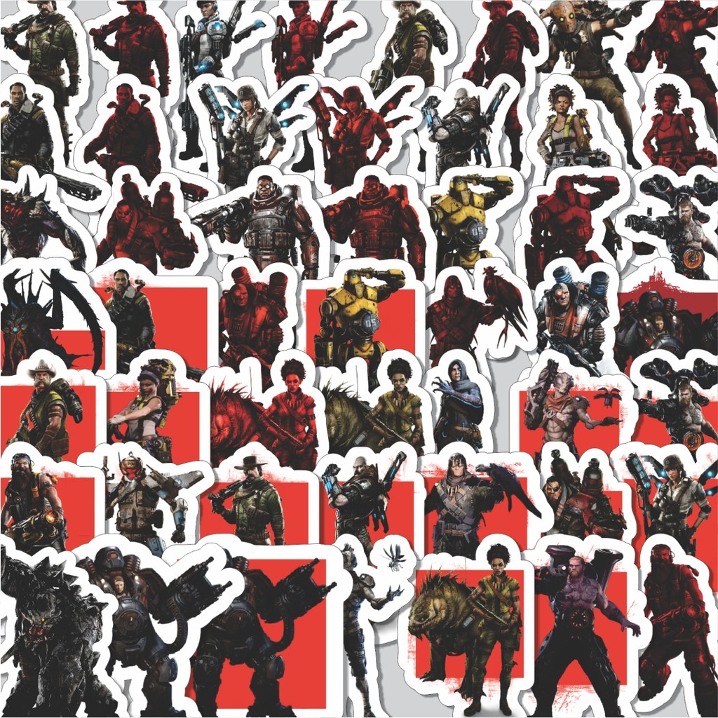 

Stiker Cutting Pack Stiker Game Series Evolve Karakter Mix 1 Isi 100Pcs Series Aesthetic Lucu Keren Untuk Koper Bahan Vynil