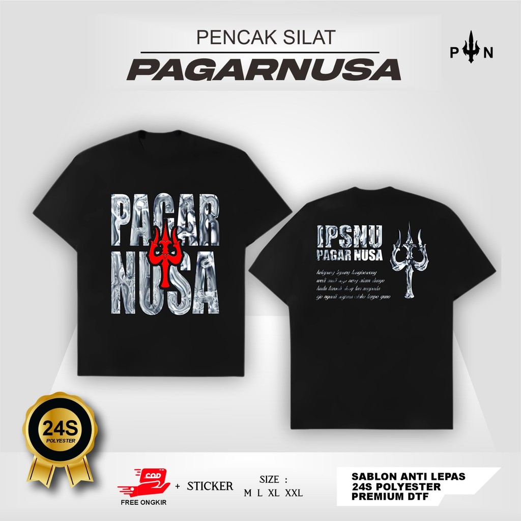 KAOS PAGAR NUSA IPSNU PAGAR NUSA - KAOS PAGAR NUSA TERBARU - KAOS DESAIN TRISULA - KAOS PAGAR NUSA S