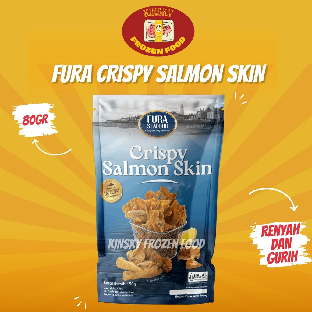

FURA SEAFOOD CRISPY SALMON SKIN 80GR (Ready To Eat)