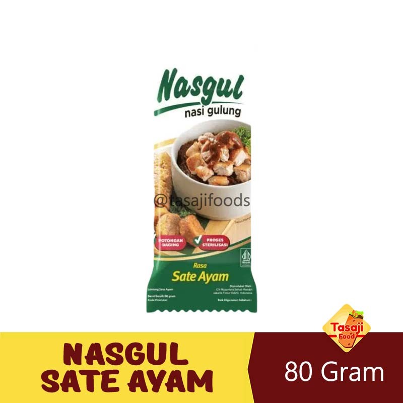 

NASGUL Sate Ayam 80gr Nasi Gulung Asfar