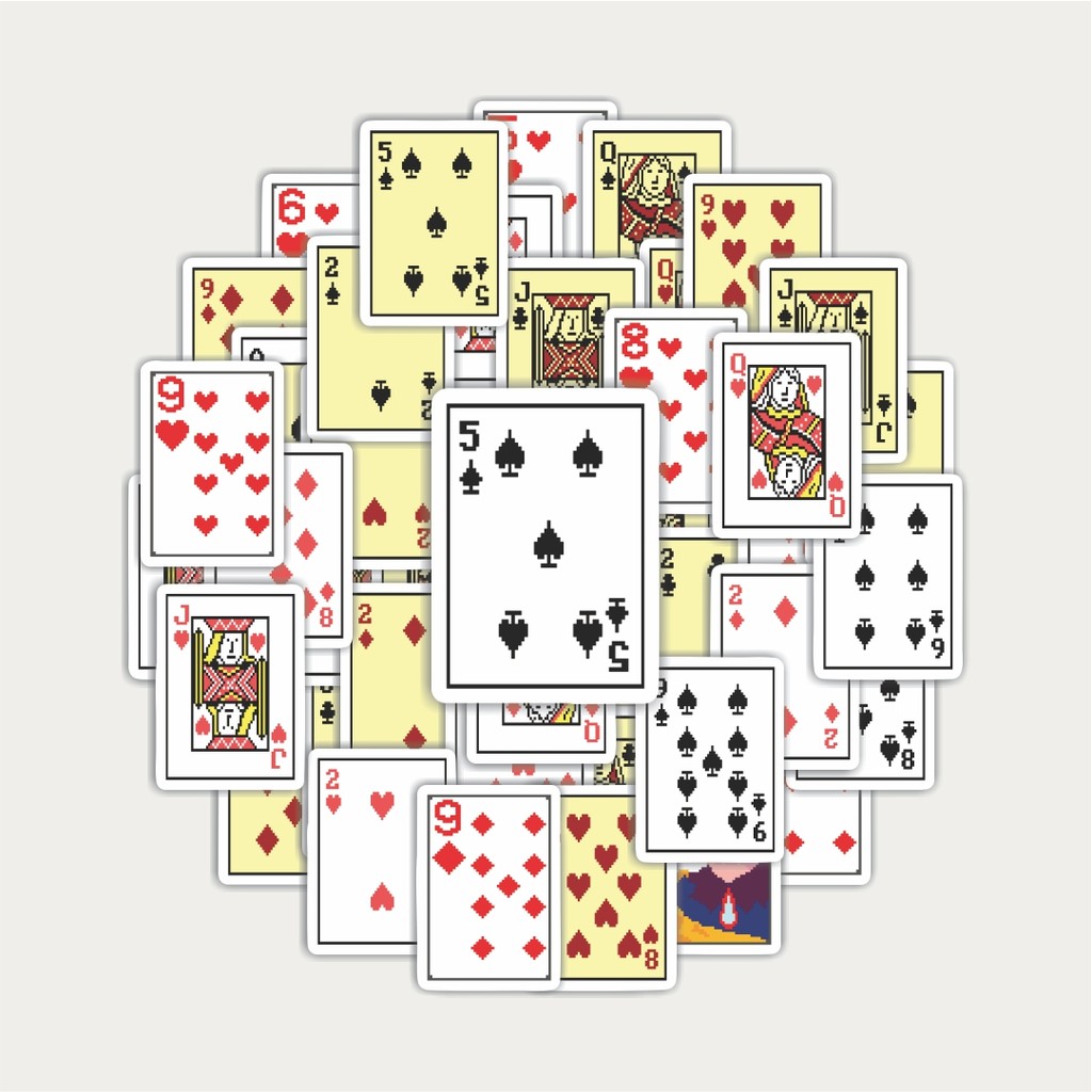 

Sticker Pack Stiker Kartu Poker V13 | Sticker TUMBLR | Stiker LAPTOP KOPER HELM