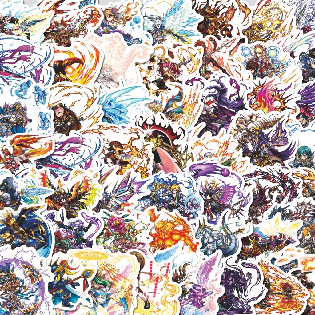 

Stiker Cutting Pack Stiker Game Series Brave Frontier Karakter Mix 3 Isi 100Pcs Series Aesthetic Lucu Keren Untuk Koper Bahan Vynil